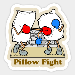 Pillow Fight Sticker